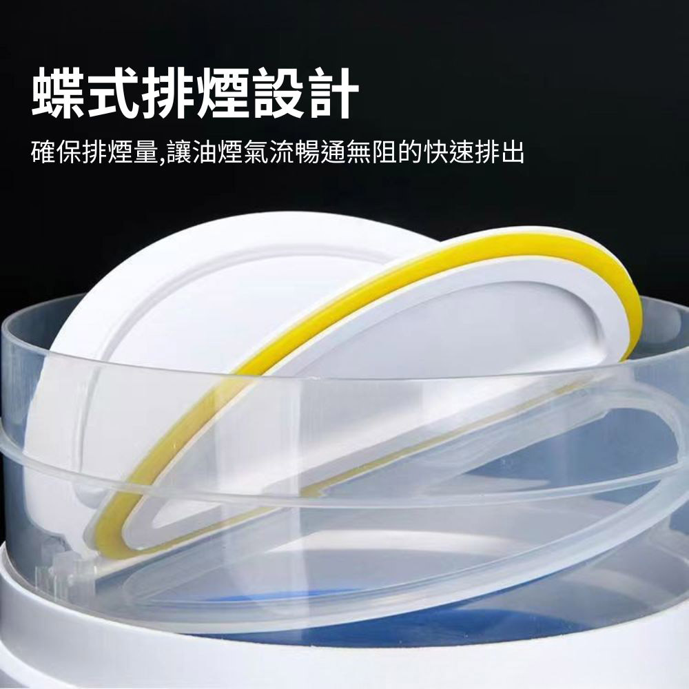 Kitchen range hood flue backflow preventer - hard connection, , large