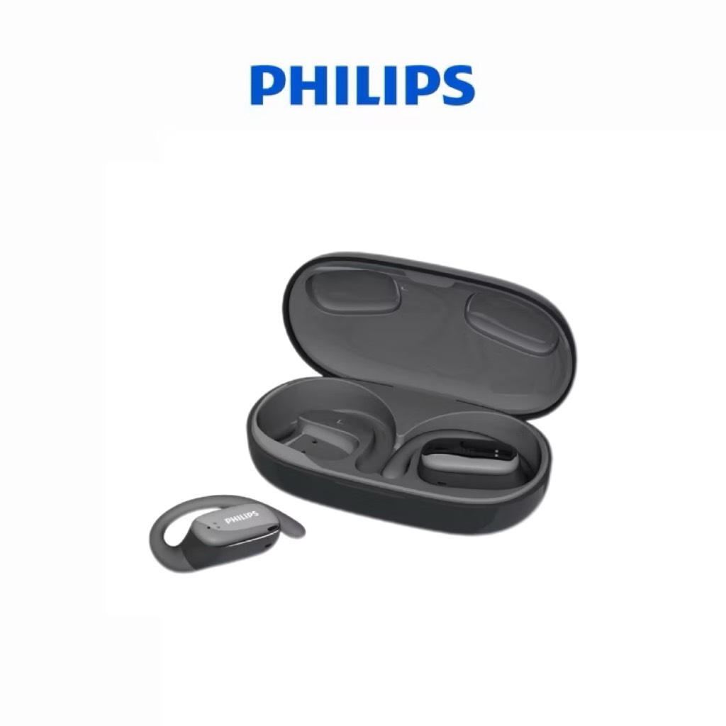 【Leo手機周邊專賣店】 PHILIPS飛利浦 長續航開放式真無線運動耳機 /  TAT3708  /  黑色, , large