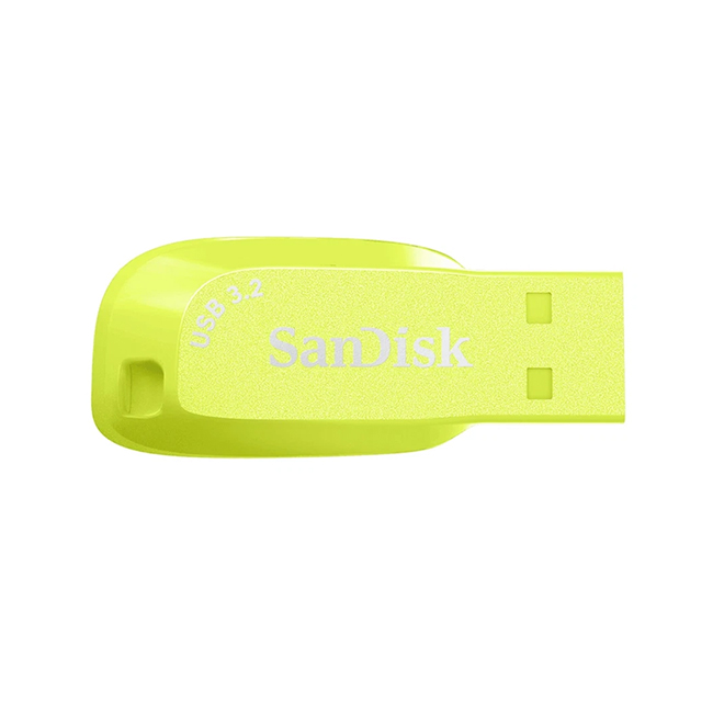 【SanDisk】CZ410 Ultra Shift 128G USB 3.2 螢火黃 隨身碟 速度 100MB/s, , large