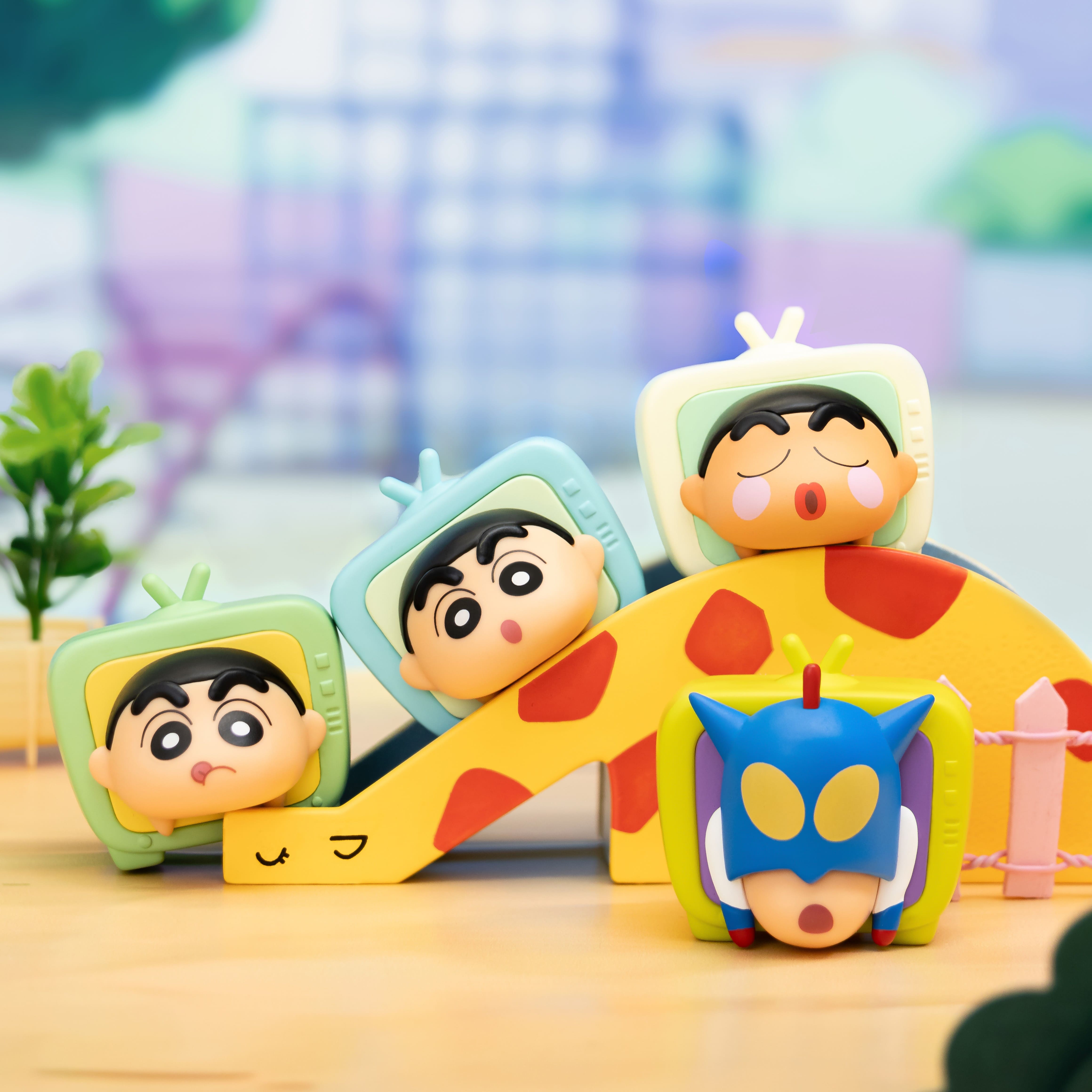 【際洋文化】蠟筆小新電視機疊疊樂冰箱貼盲盒, , large