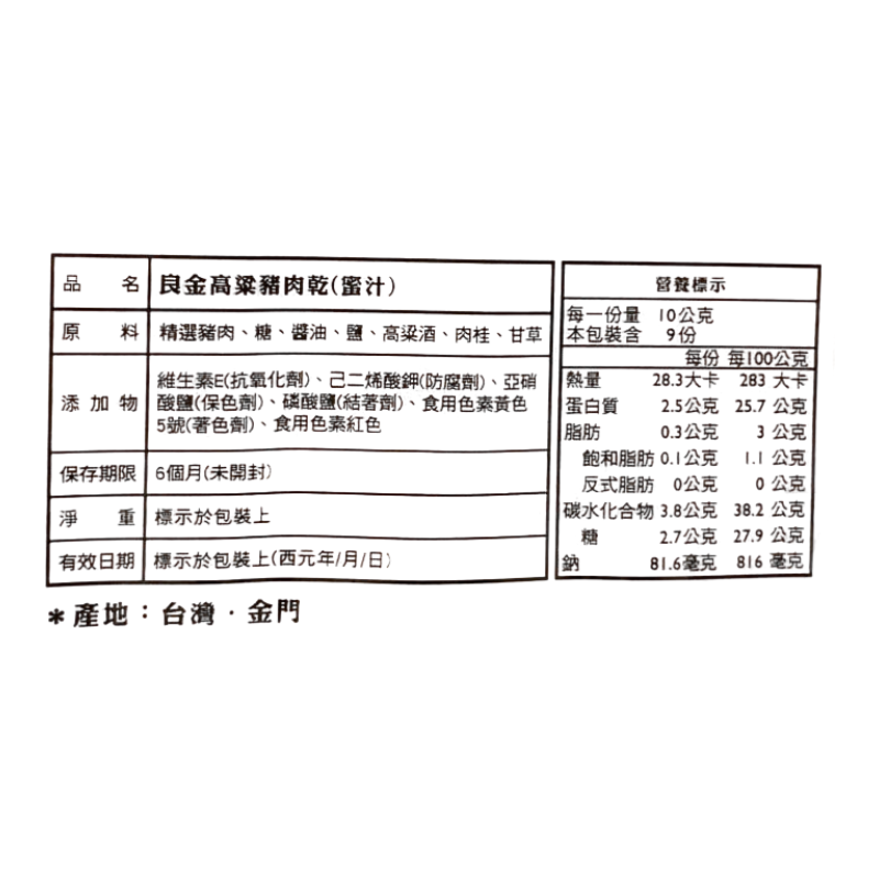 HONEY PORK JERKY, , large