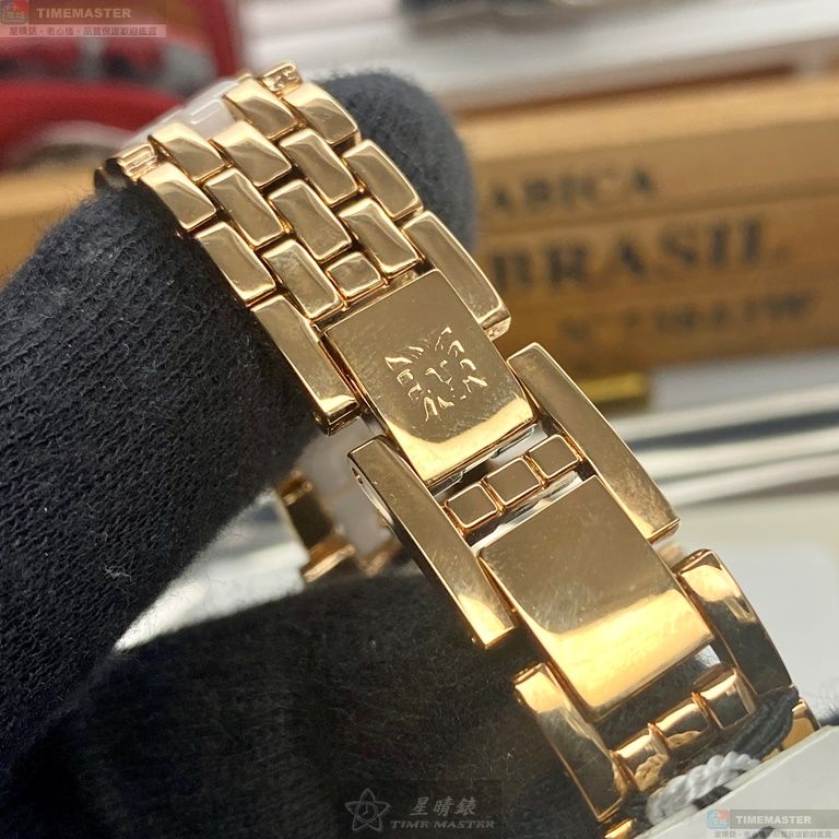 [星晴錶業]AnneKlein手錶,32mm,AN00611粉色貝母錶面玫瑰金錶殼玫瑰金粉紅不鏽鋼陶瓷錶帶款, , large