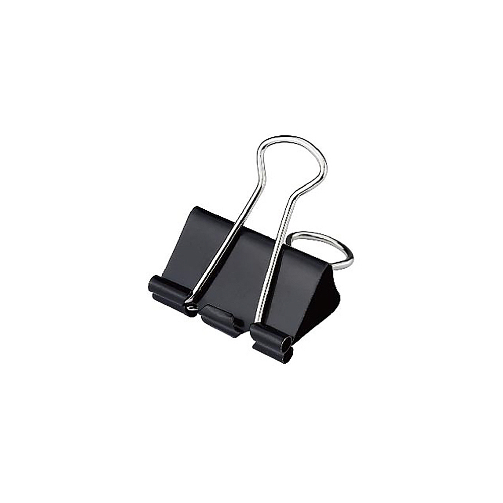 51mm Black Binder Clips, , large