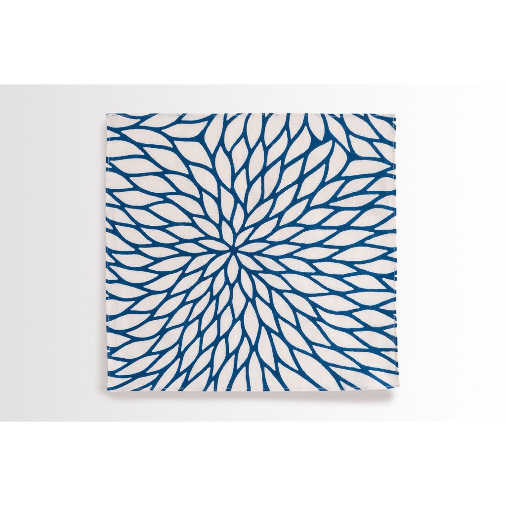 日本選物~ 日本製 KAMAWANU 紅酒/雞尾酒餐巾 全棉 方巾 多功能手巾 手帕 27x27 cm (夢幻藍五件組), , large