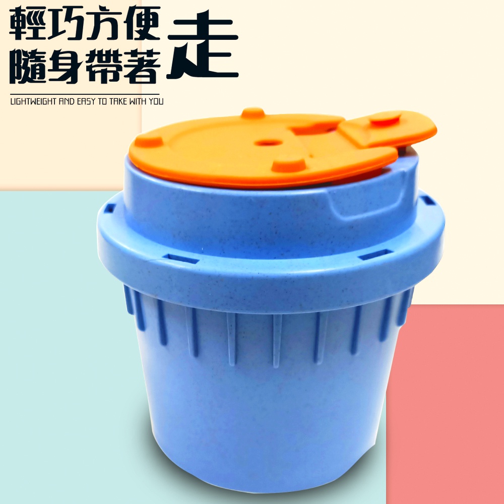 GS MALL 台灣專利製造 隨身摺疊杯 500ml 附杯套 隨機色 馬克杯 旅行水杯 摺疊水杯 摺疊杯 水杯 隨行杯, , large