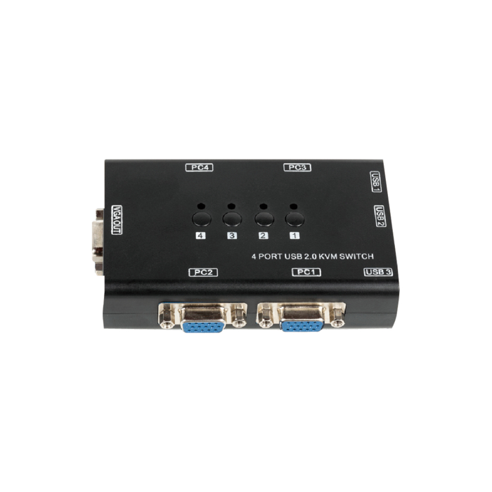 昌運監視器 HD-VK401 四進一出 VGA KVM切換器, , large