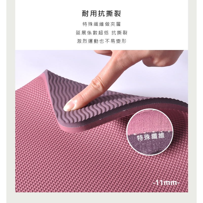LOTUS 台灣製止滑超慢跑墊 跳繩墊 57cmx30cmx11/15/18mm 跪墊支撐墊 猿猴式 大地回春湧動超慢跑, , large