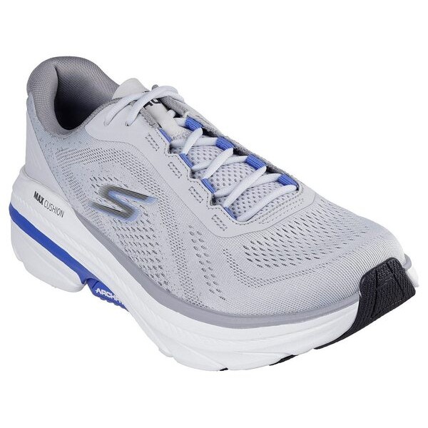Skechers Go Run Max Cushioning 男 慢跑鞋 運動 休閒 白灰 [220581GYBL], , large