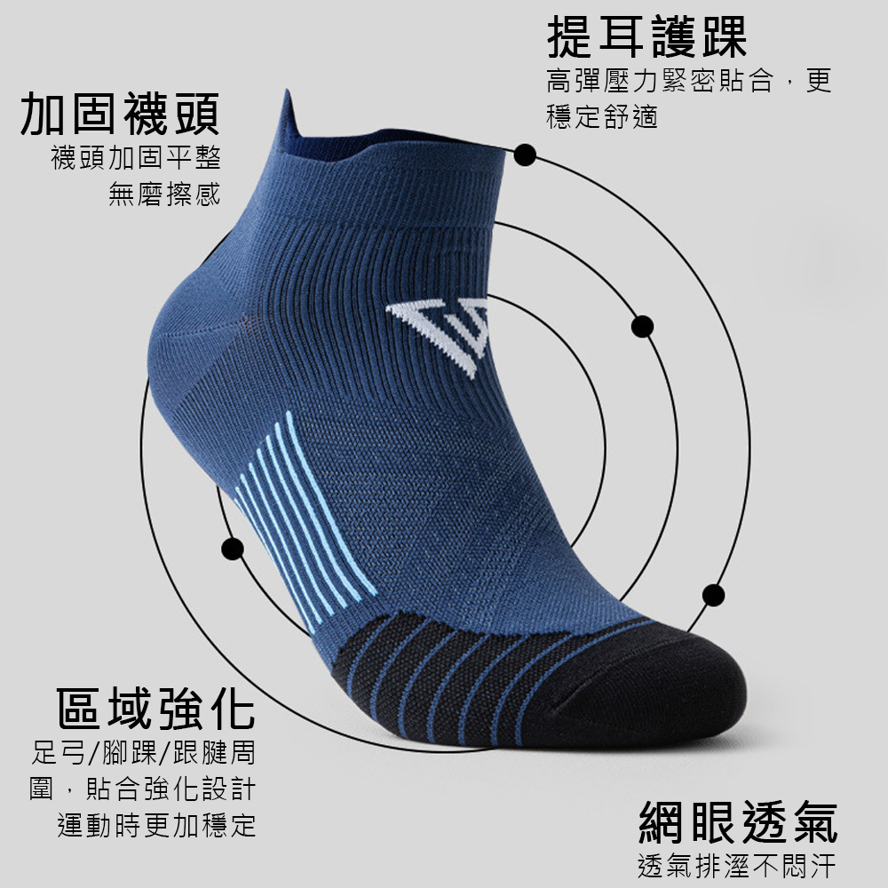 [凱得國際]KISSDIAMOND專業健身運動速乾壓力襪5雙組KDG-W01 L/男, , large