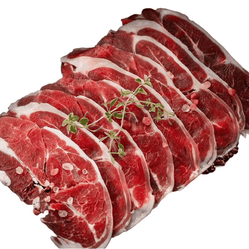 豐園羊牧場  嫩肩羊肉薄片130g*8包入, , large