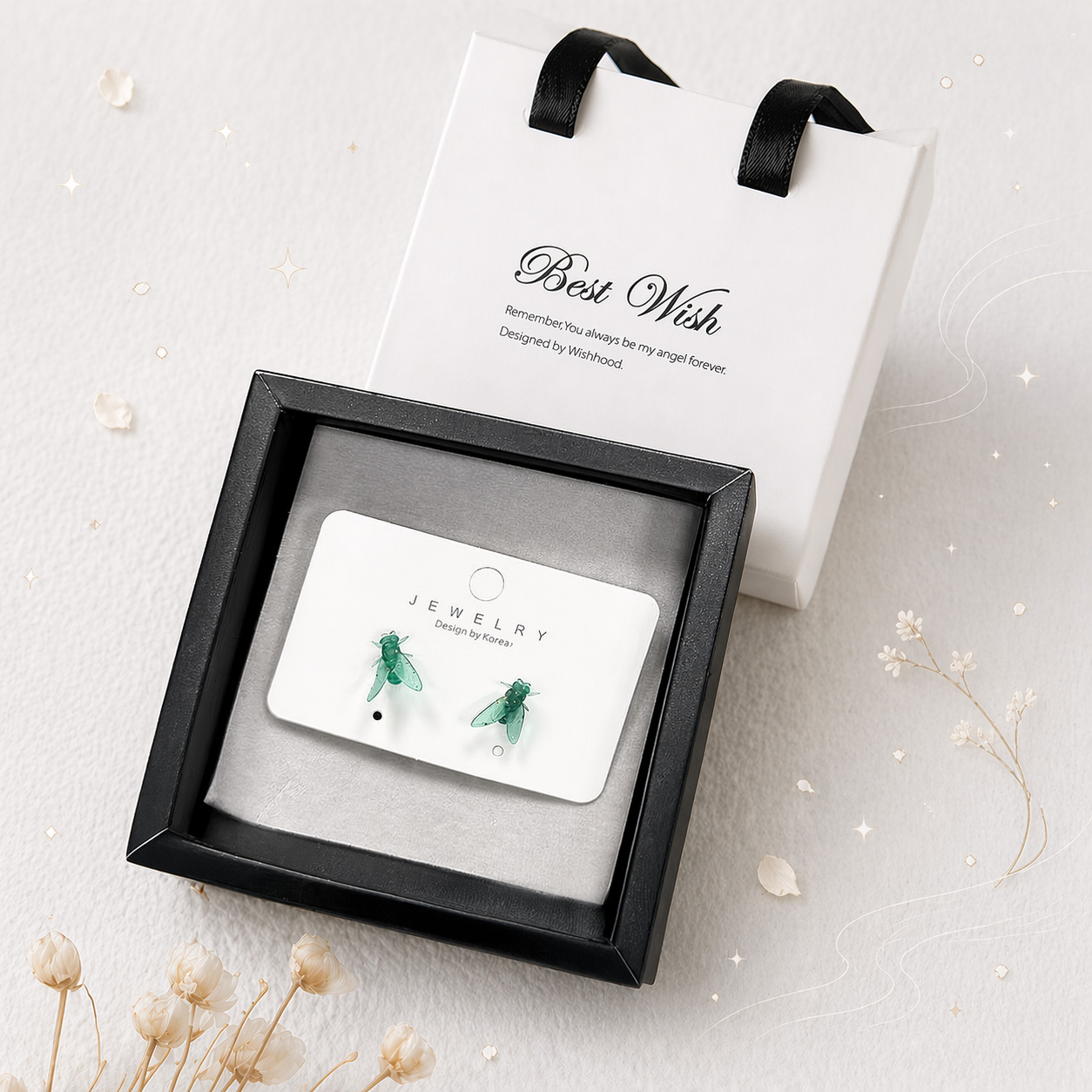 Cute Novelty Fly Stud Earrings, , large