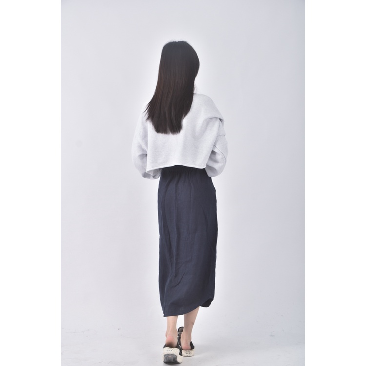 (S) vane韓牌排扣藍色長裙二手衣, , large