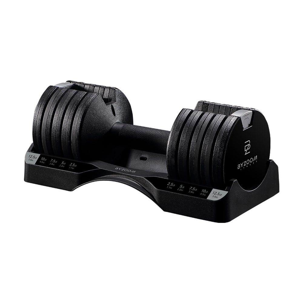 【BYZOOM FITNESS】Pure Series 5.6kg(12.5LB) 5段重量 可調式啞鈴, , large