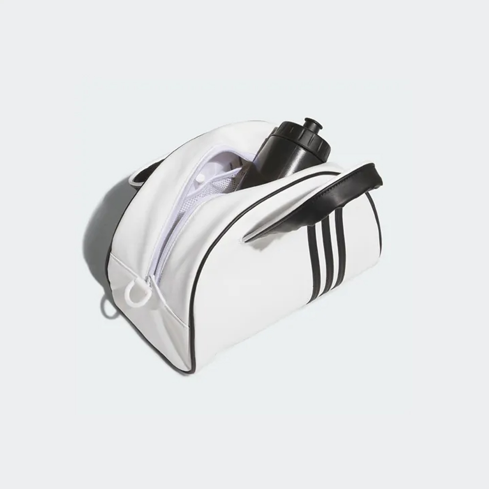 Adidas Golf Tote Bag &ndash; Half-Moon Triple-Stripes Design (Black/White), , large