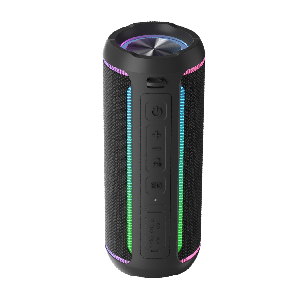 Ortizan X30 Colorful Bluetooth Speaker | 40W Stereo Output, High-Resolution Sound, EQ Mode, IPX7 Waterproof, , large