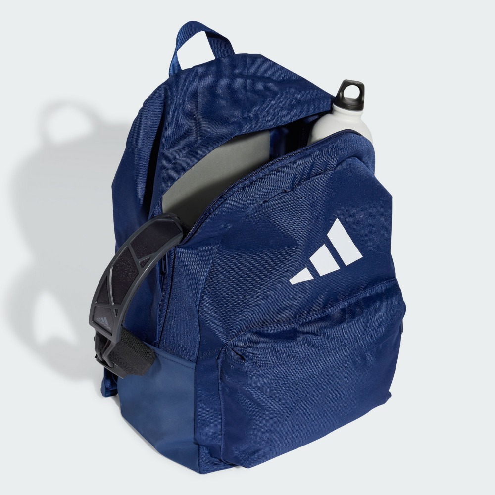 [秉宸] ADIDAS 經典LOGO 後背包 海軍藍 IS7049, , large