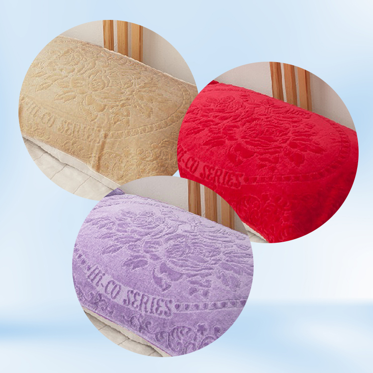 絨面緹花枕巾-80x48cm-2條入x1包-藍色-1包, , large