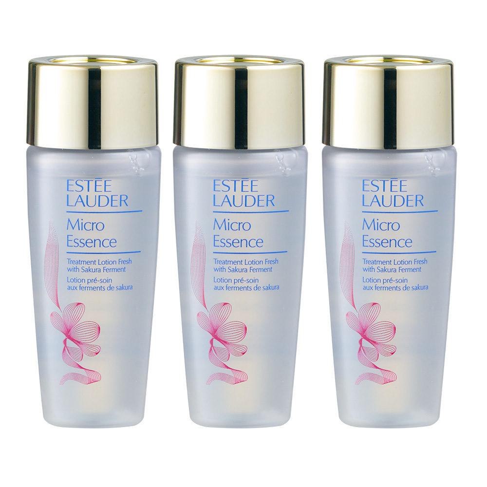 【Estee Lauder雅詩蘭黛】微分子肌底原生露櫻花輕盈版30ml 3入組 公司貨, , large