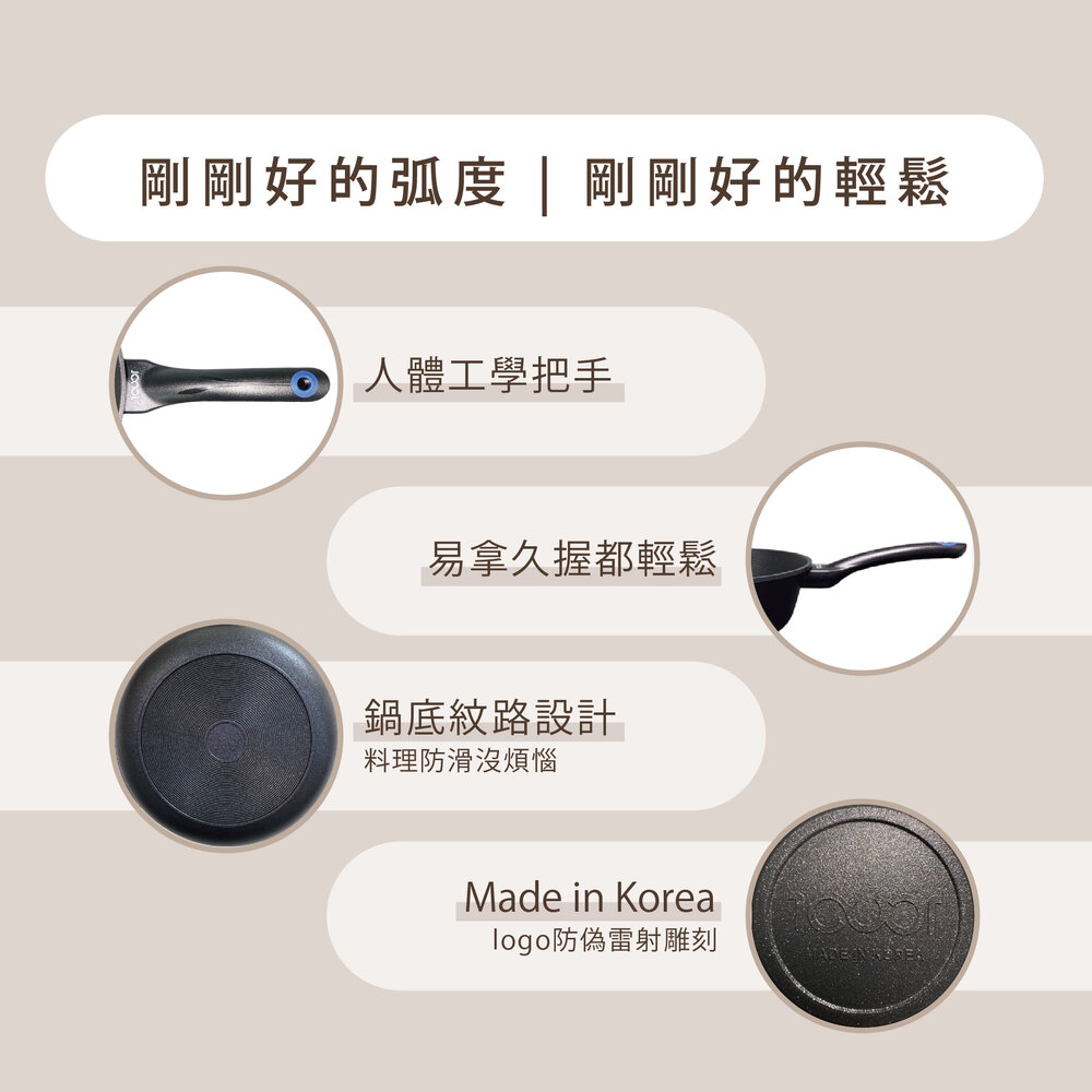 韓國ICUCI 超耐磨superstack不沾寬型深炒鍋30cm, , large