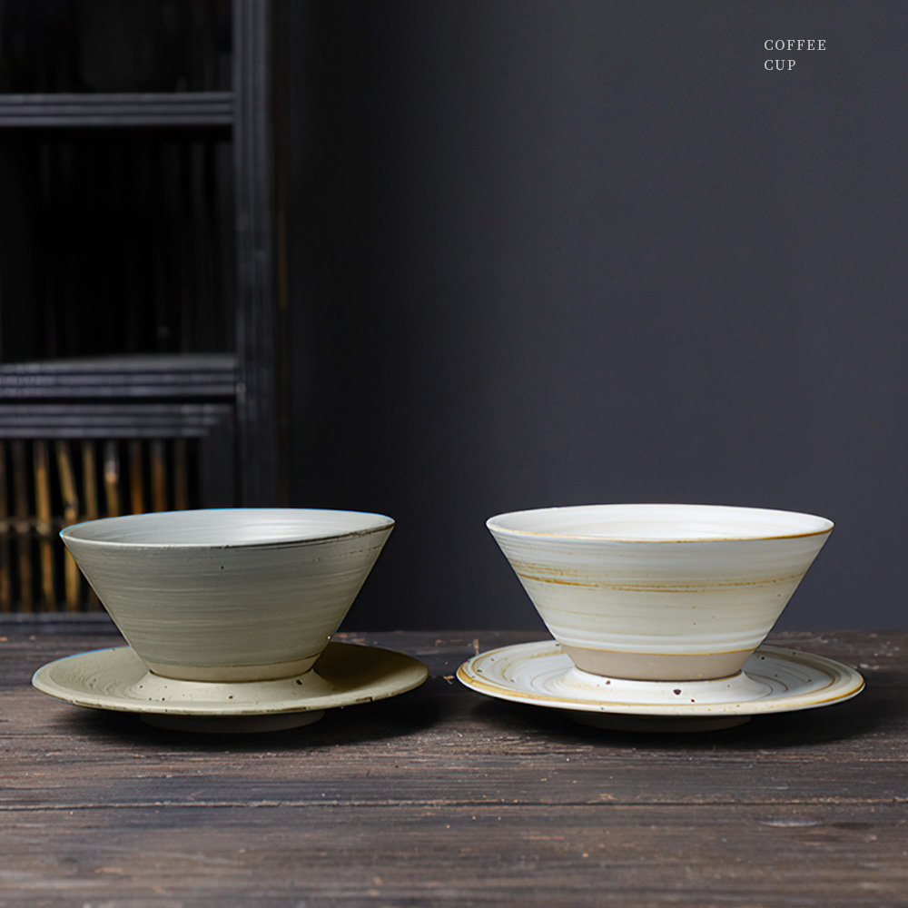 【上手家居】飛碟陶瓷咖啡杯-180ml 栗色180ml(咖啡杯/陶瓷馬克杯/拿鐵杯/咖啡杯組/咖啡馬克杯), , large