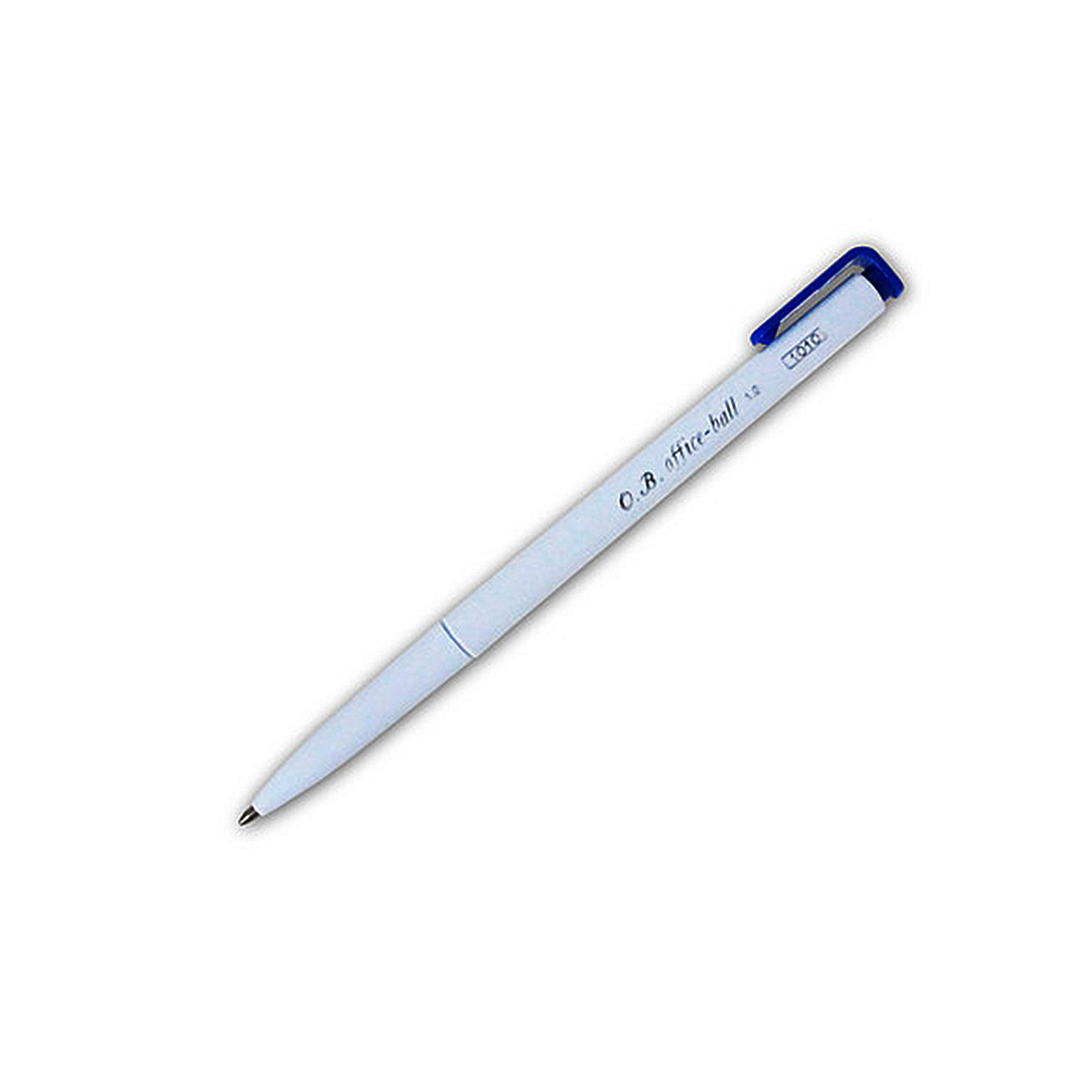 【O.B.】Office-Ball 自動 原子筆 1.0mm 單色 50支/盒 OB-1010 - 多款可選, , large