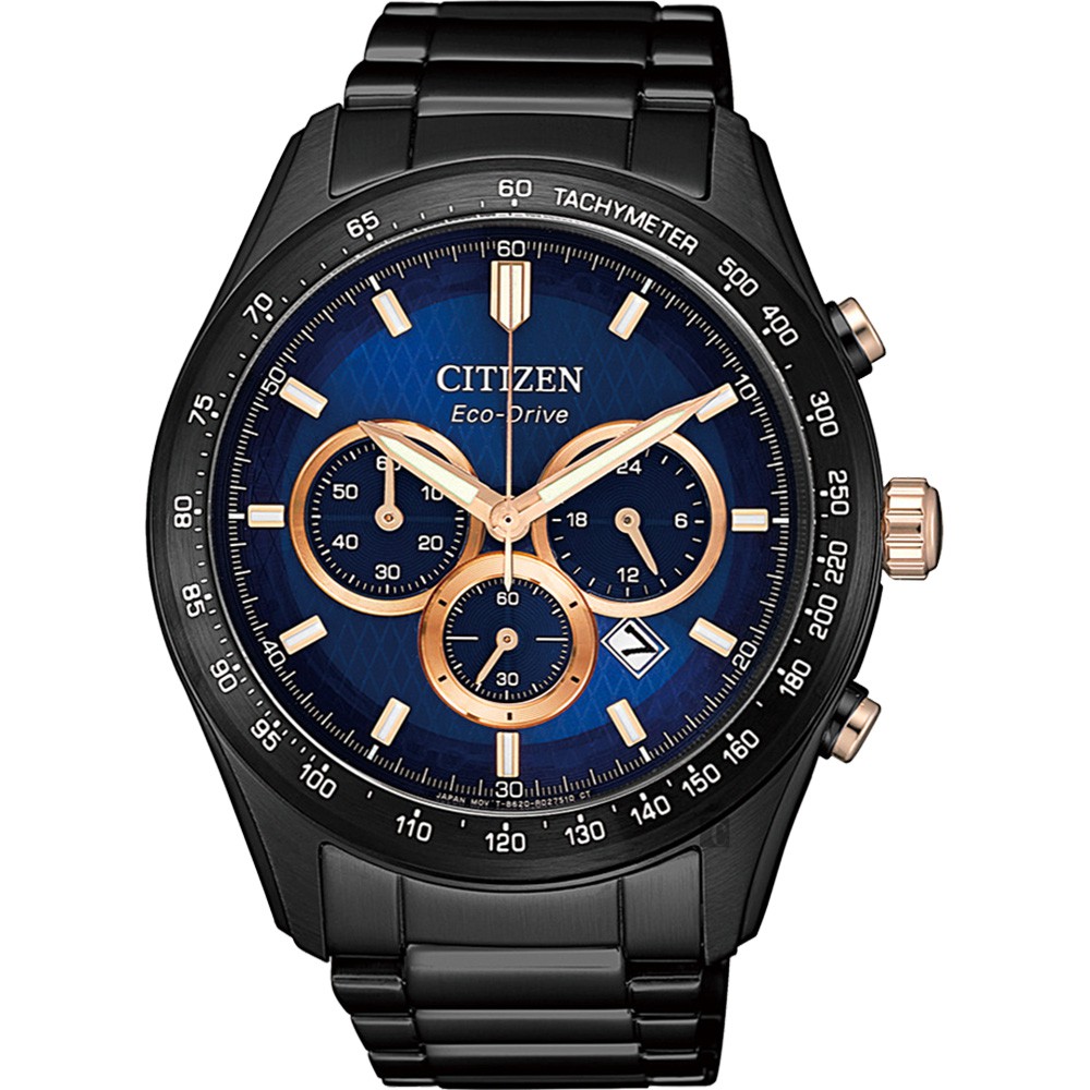 CITIZEN 星辰 光動能計時手錶-藍/43mm CA4458-88L 【亞洲限定款】