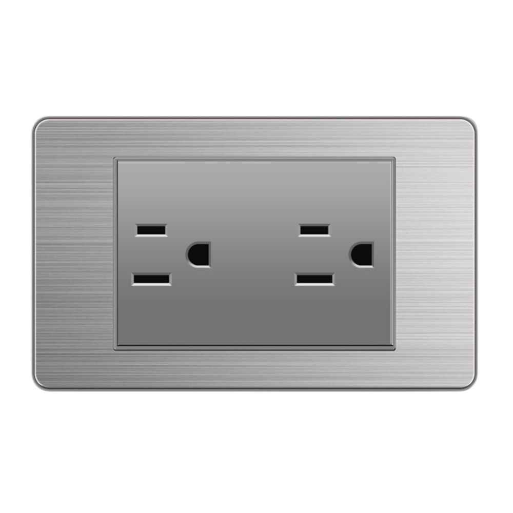 American-style flat 6-hole panel, , large