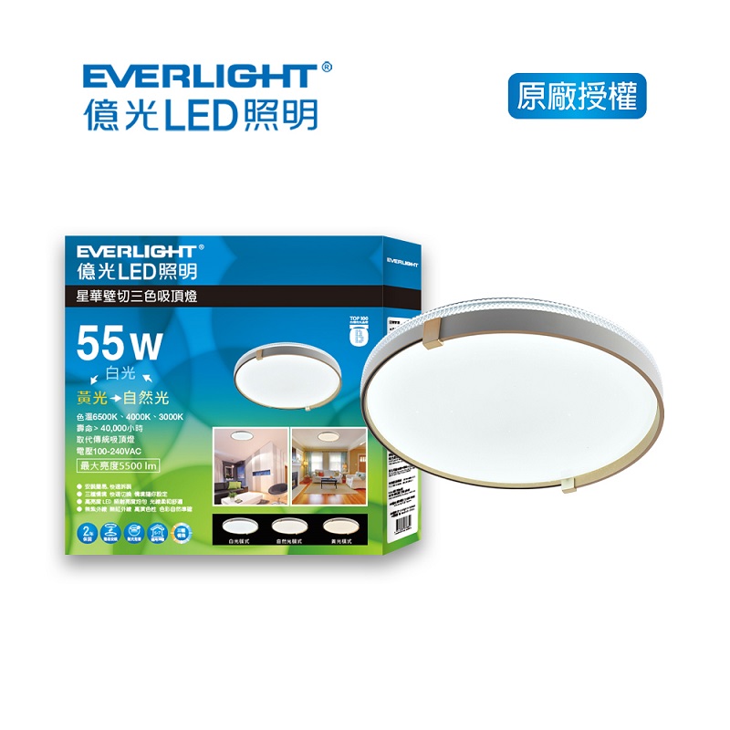 Everlight  55W LED  Ceiling Lamp (SW)