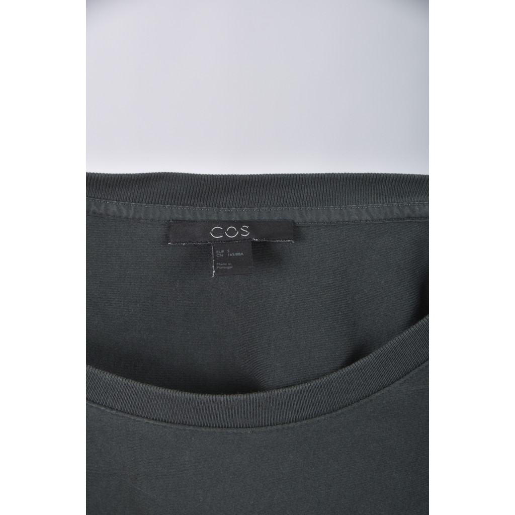 (M) cos棉質純棉綠色短袖上衣二手衣, , large