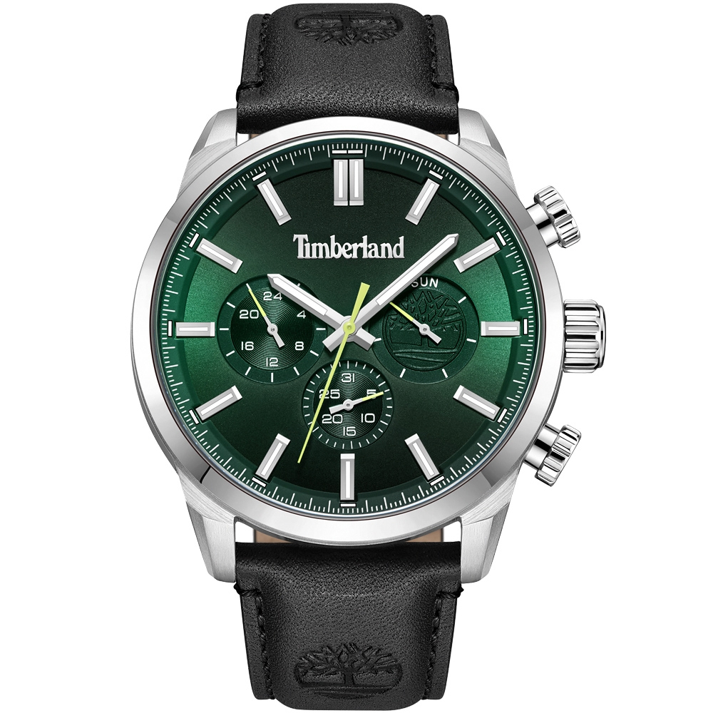 Timberland 天柏嵐 HENNIKER II系列 三眼多功能手錶-46mm TDWGF0028703, , large