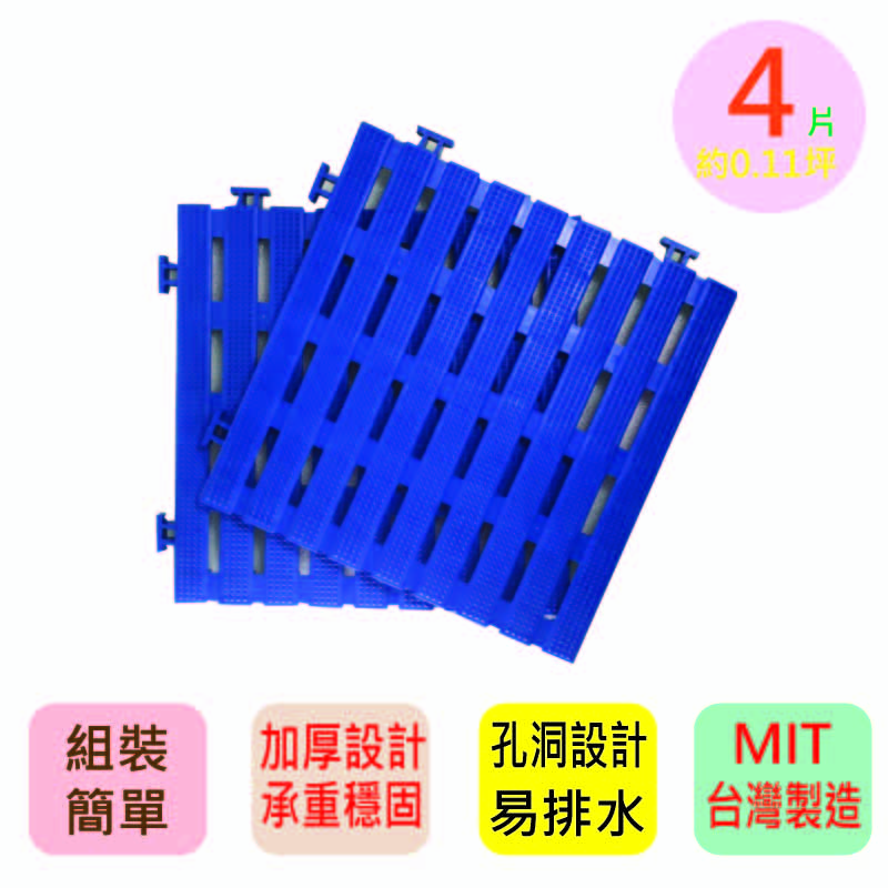 PMU PE PLASTIC MAT, 藍色, large