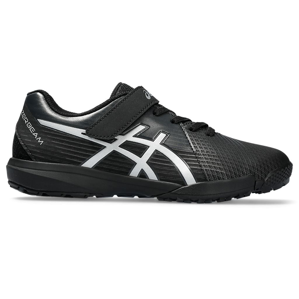 ASICS LAZERBEAM FI-MG 兒童慢跑鞋 黑銀 碎釘大底 戶外運動 1154A173 24SSO【樂買網】, , large