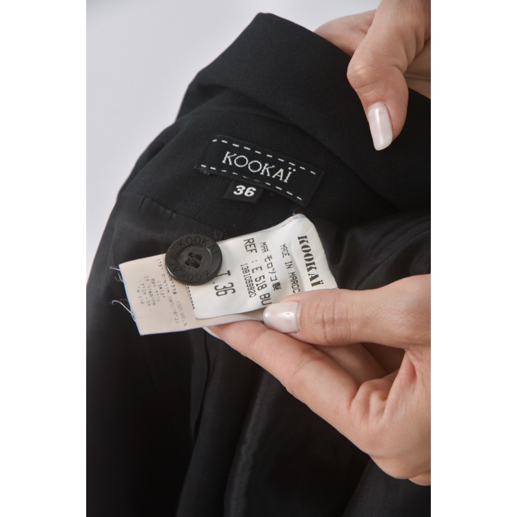(S) kookai西裝質感黑色外套二手衣, , large