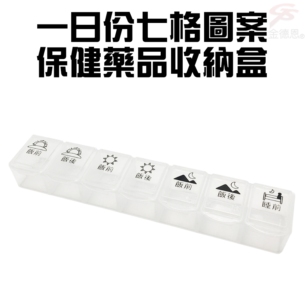GS MALL 糖尿病專用 7格藥盒 藥盒 隨身藥盒 收納藥盒 7格藥盒 透明藥盒 糖尿病藥盒