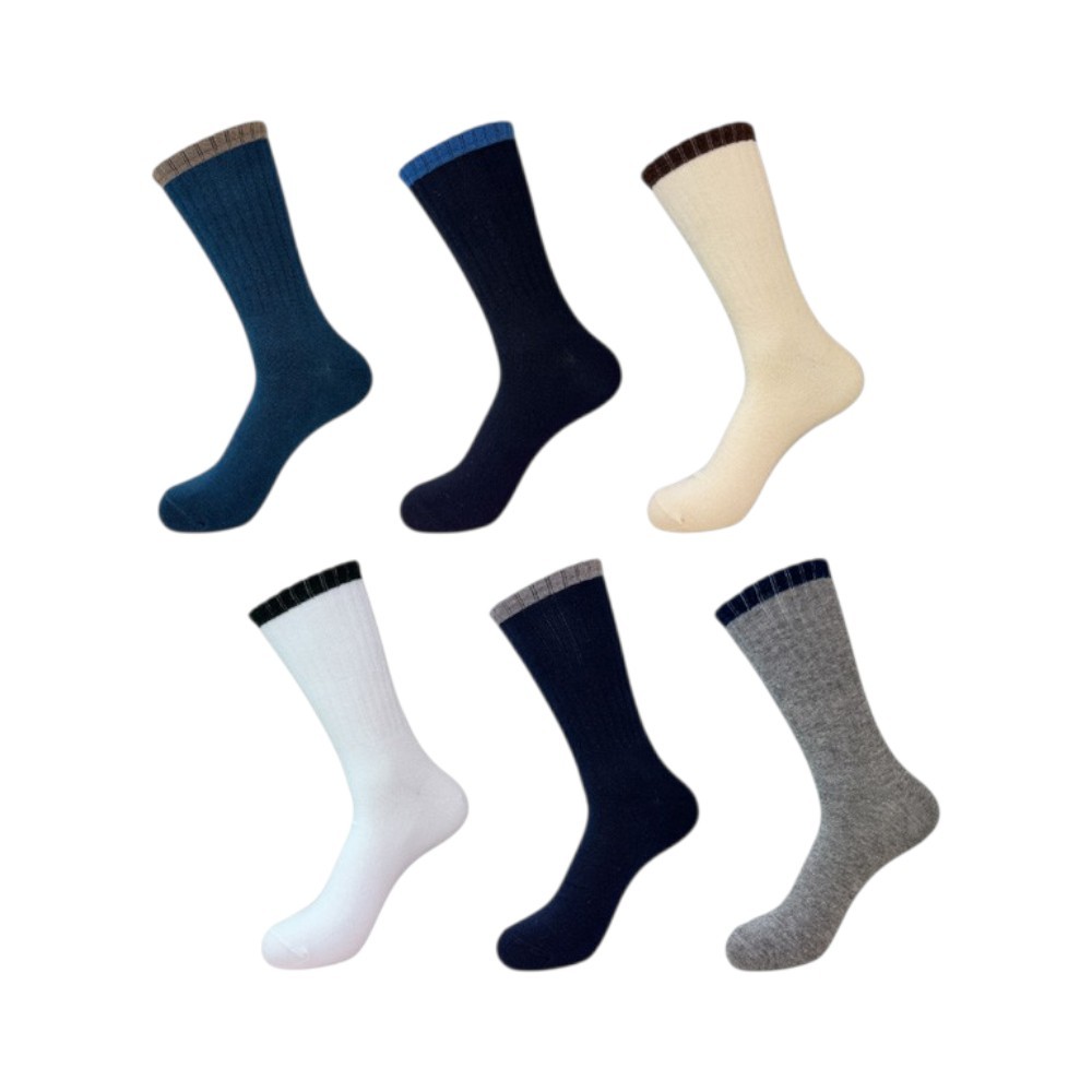 【BVD】撞色男長襪 B659 毛巾底 運動襪 中筒襪, , large