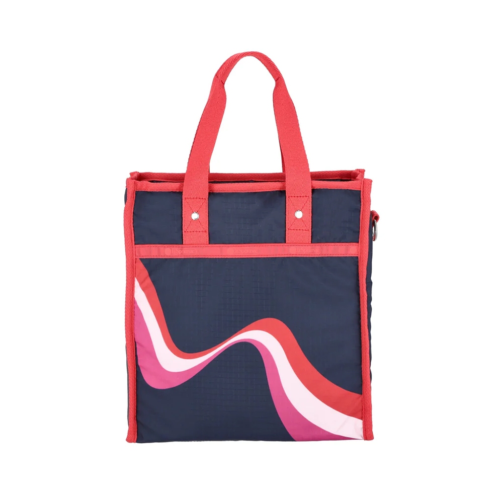 |快速出貨|Lesportsac Medium N/S Tote 中型直式托特包 購物袋/ 復古波浪, , large