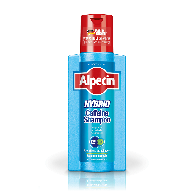 Alpecin Hybrid Caffeine Shampoo, , large