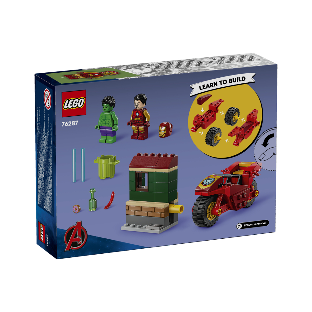 LEGO Iron Man with Bike and The Hulk, , large