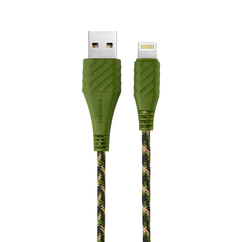 [亞瑟3C] ENERGEA Lightning to USB-A編織耐彎折快速充電線 1.5M, , large