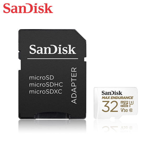 【SanDisk】MAX ENDURANCE 32G UHS-I V30 U3 microSDHC 記憶卡, , large