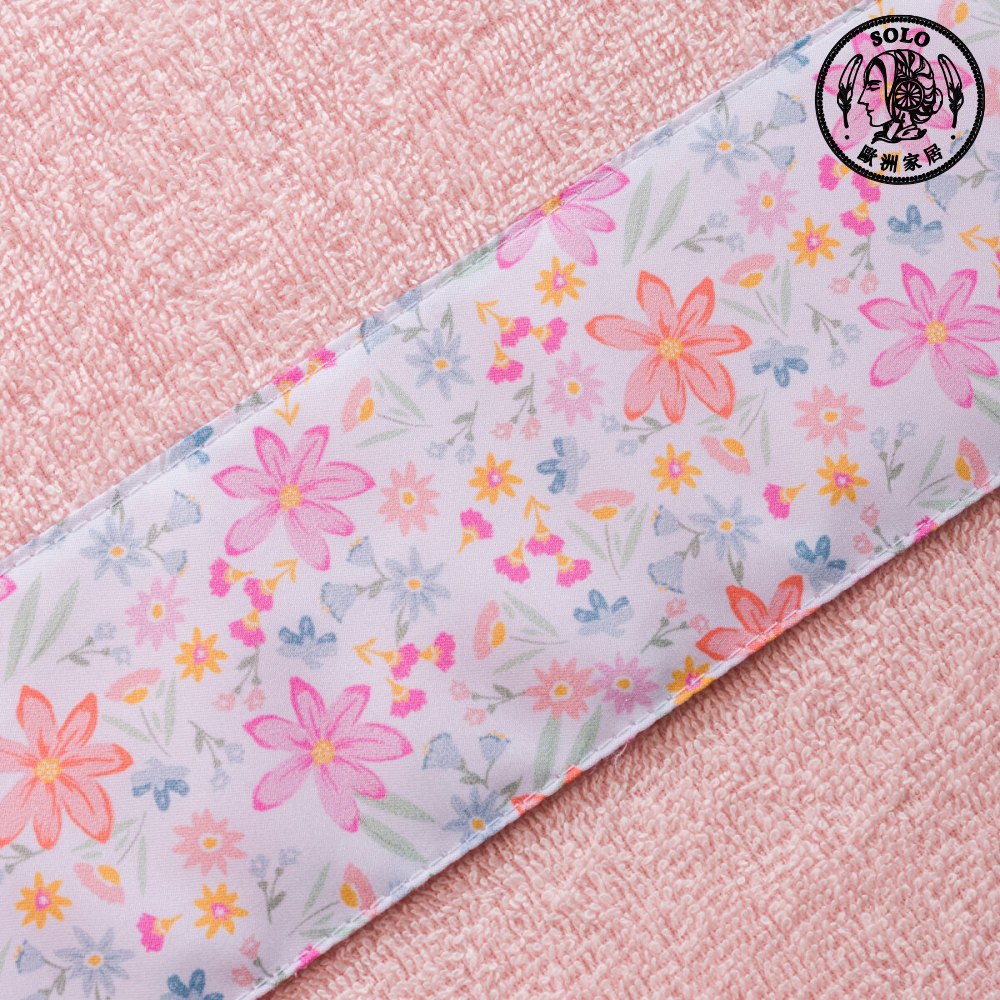 【SOLO Vintage】LCW Home 50x80cm Pink Floral Printed Towel 100% Cotton Absorbent Made in Turkey, , large
