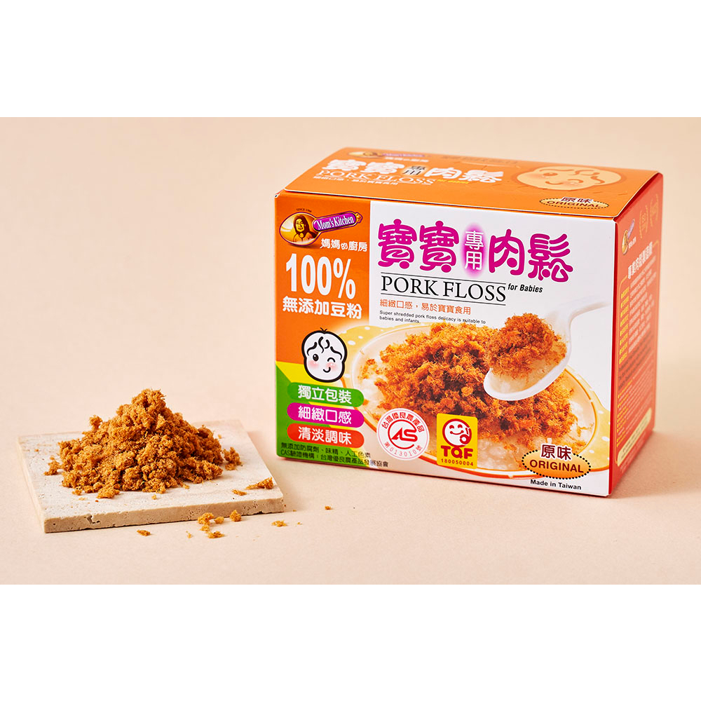 [ 媽媽的廚房 ] 寶寶專用肉鬆 (原味) 156克 / 盒, , large