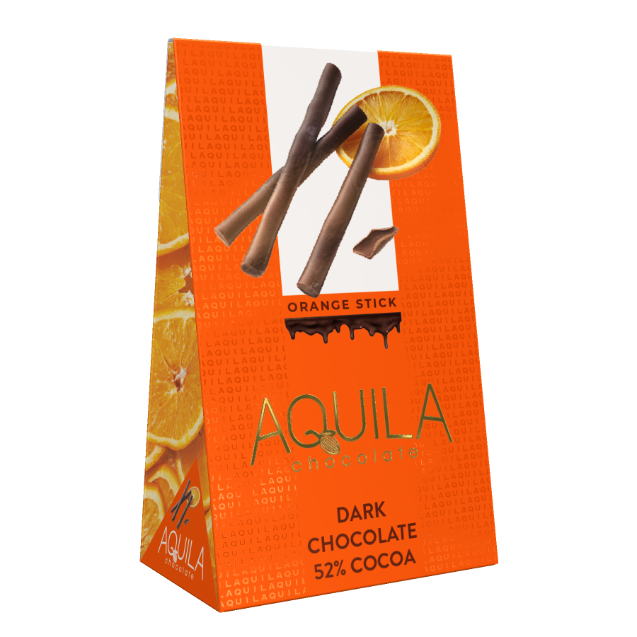 Aquila orange dark chocolate bars, , large