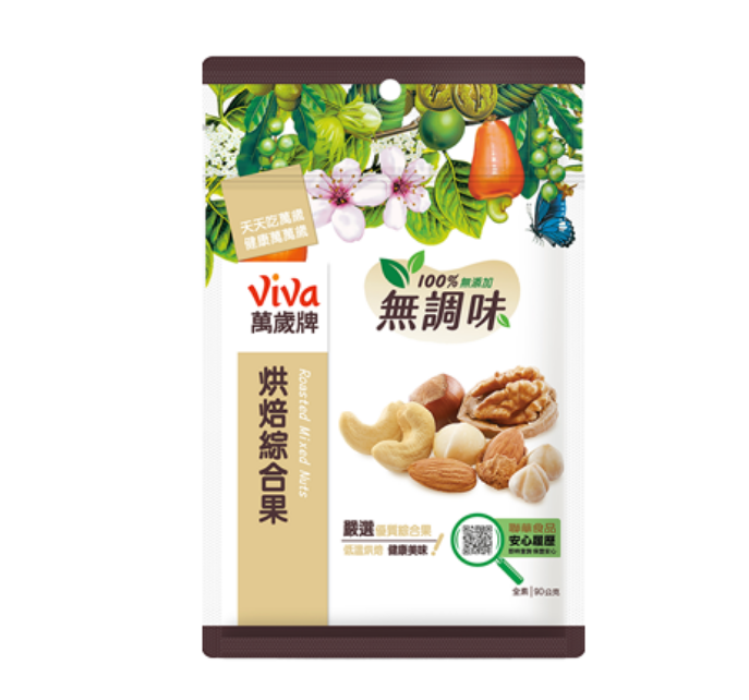 [特價]萬歲牌無調味烘培綜合果90克, , large