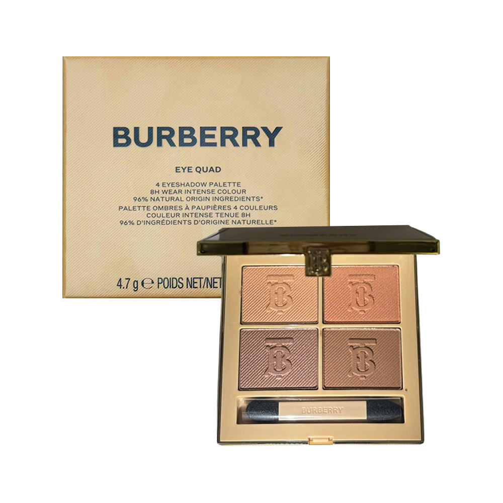 【BURBERRY】 經典四色眼影盤 4.7g #01, , large