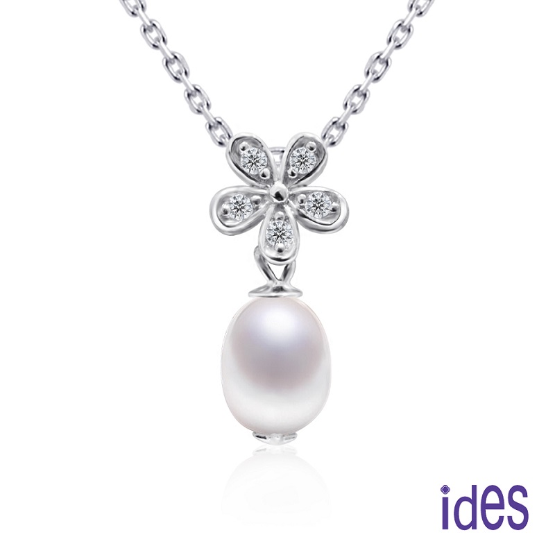 [ides愛蒂思] 送禮 輕珠寶巴洛克設計款星願系列天然珍珠項鍊3選1, , large