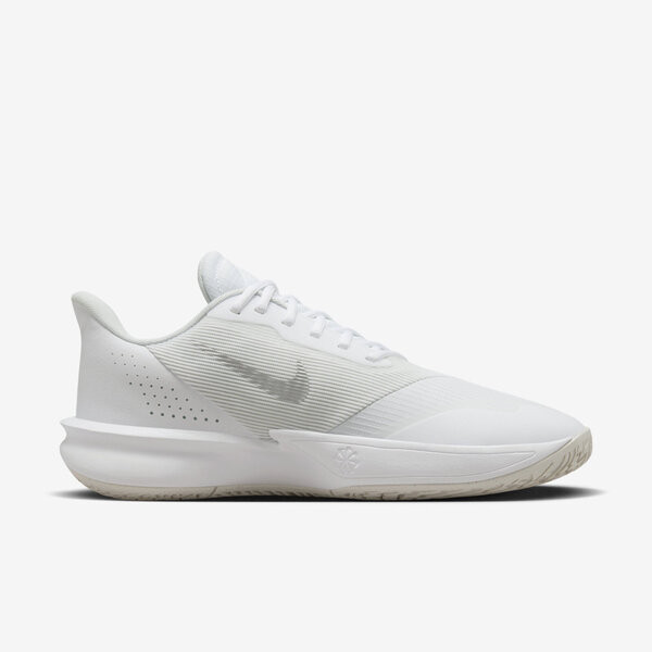 [Kixpress] Nike Precision VII 男 籃球鞋 運動 球鞋 低筒 7代 緩震 包覆 白灰 [FN4322-100], , large