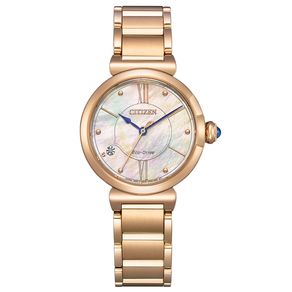 CITIZEN 星辰 L系列 May bells鈴蘭花女錶 EM1073-85Y