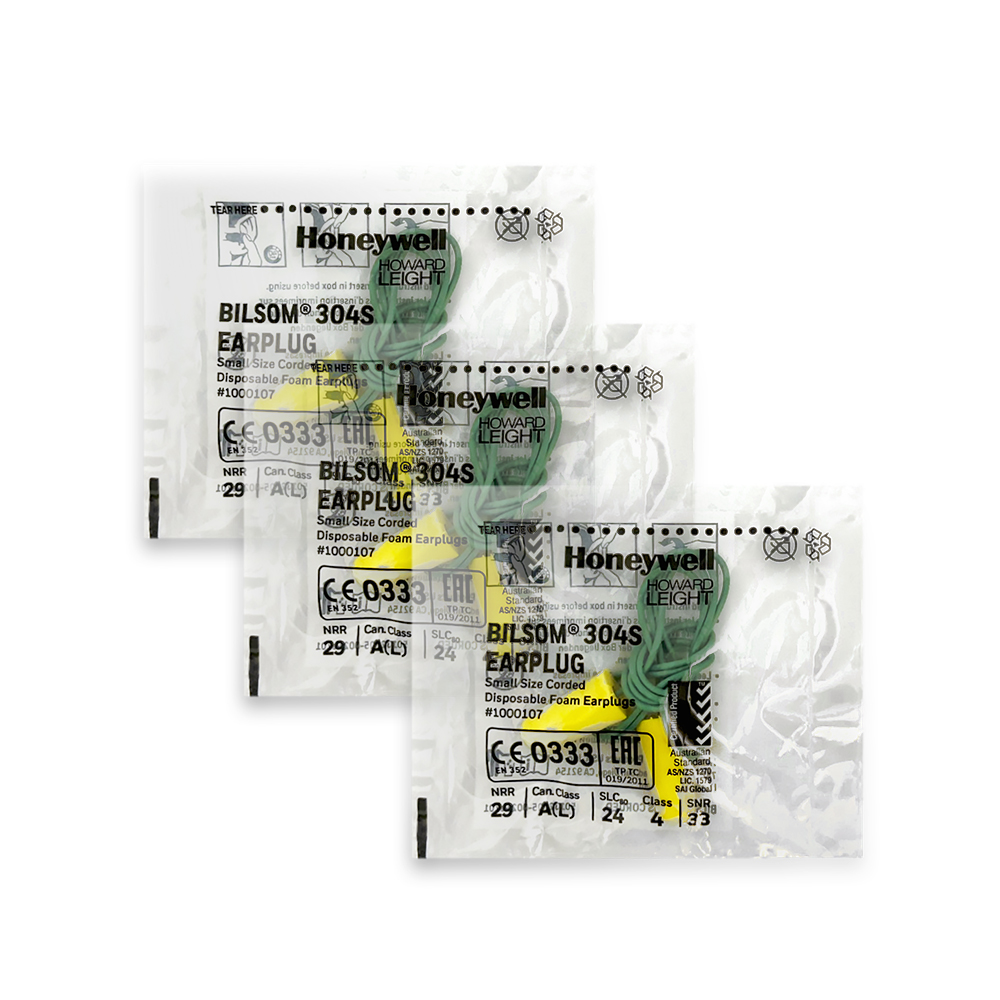 [日日好物](3包超值組)美國Honeywell-PU慢回彈靜音耳塞1對/包-型號304S帶線版(HOWARD LEIGHT小耳道隔音,BILSOM NRR29dB防擾眠,歐盟認證保護聽力), , large