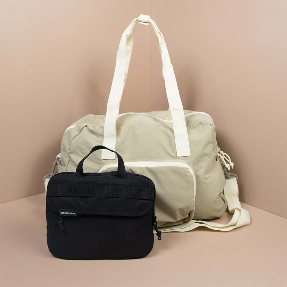 [TRAVELMAR] FoldMate 可折疊旅行袋-兩色可選, , large